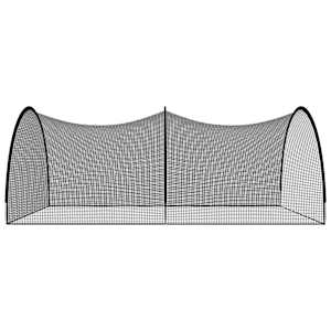 Baseballová odpalování síť černá 500 x 400 x 250 cm polyester - obrázek 4