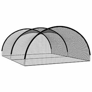 Baseballová odpalování síť černá 500 x 400 x 250 cm polyester - obrázek 5