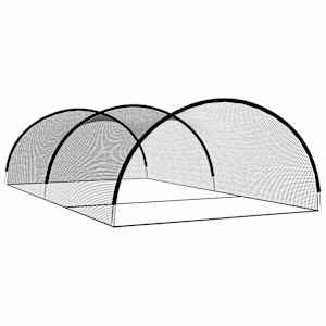 Baseballová odpalování síť černá 900 x 400 x 250 cm polyester - obrázek 2