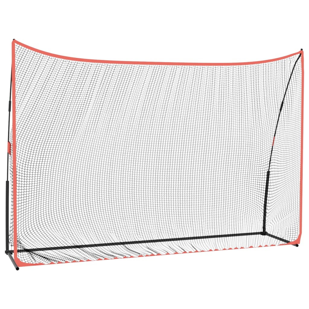 vidaXL Golfová tréninková síť černá a červená 305x91x213 cm polyester