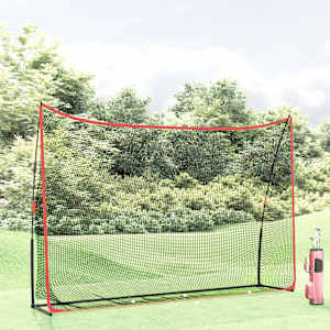 Golfová tréninková síť černá a červená 305x91x213 cm polyester - obrázek 1