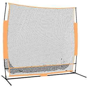 Golfová tréninková síť černá a červená 215x107x216 cm polyester - obrázek 2