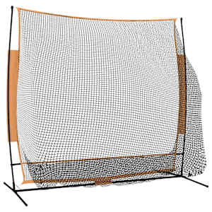 Golfová tréninková síť černá a červená 215x107x216 cm polyester - obrázek 5