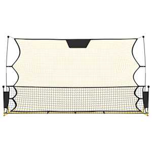Fotbalový rebounder černý a žlutý 183 x 85 x 120 cm polyester - obrázek 3