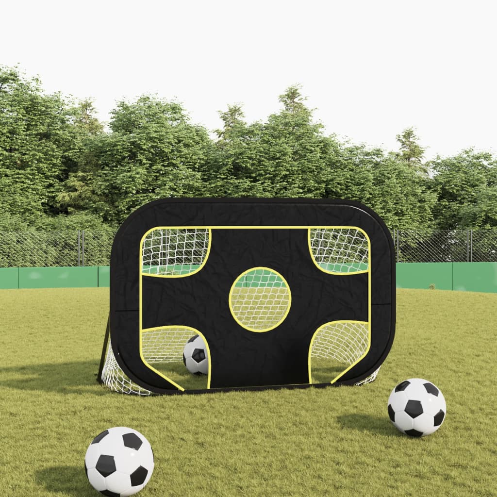 vida XL Fußballtor mit Torwand 120x 80x 80 cm Polyester