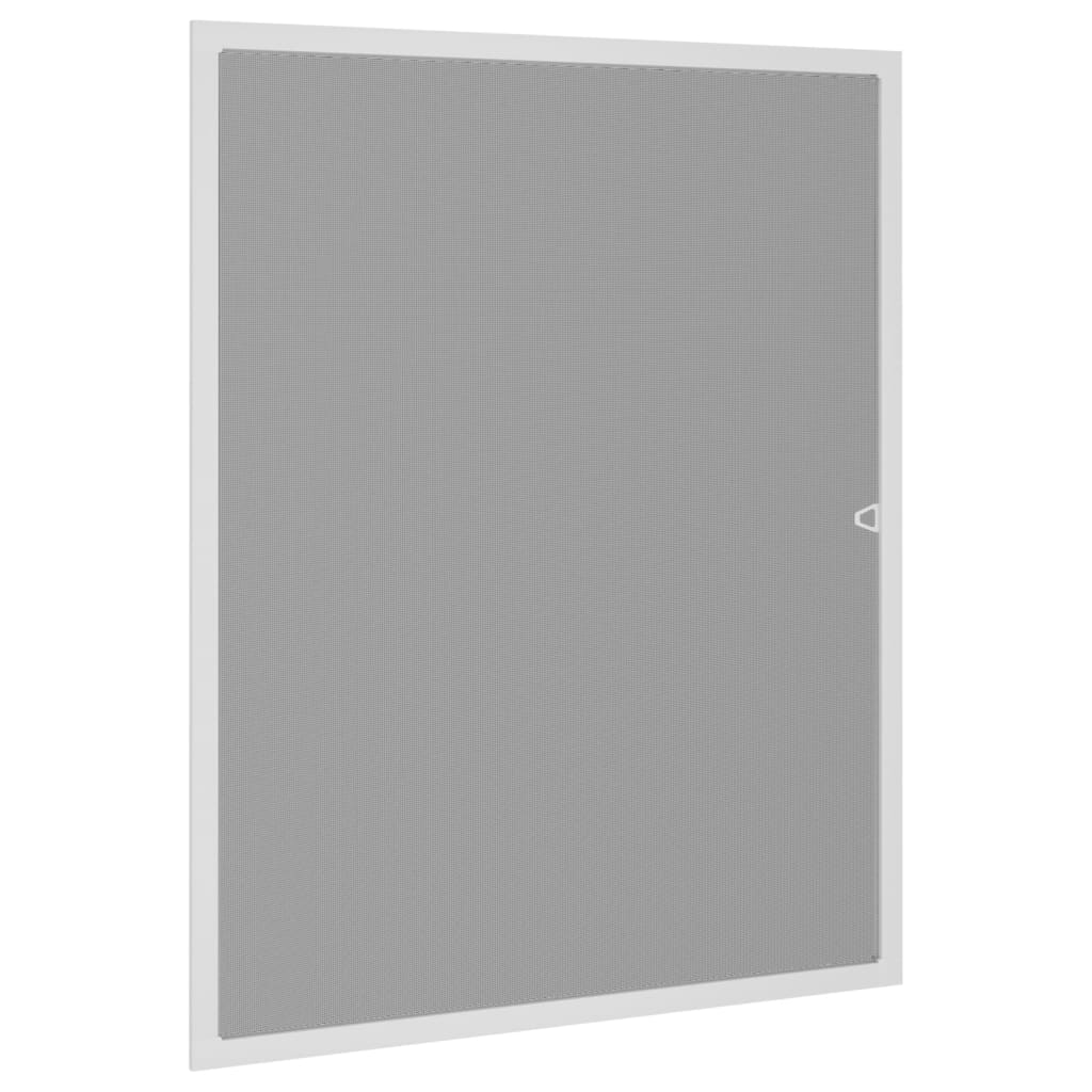 vidaXL Okenní síť proti hmyzu bílá 100 x 120 cm