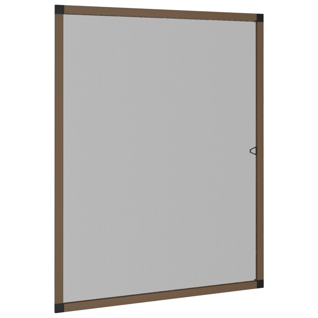 vidaXL Okenní síť proti hmyzu hnědá 80 x 100 cm