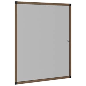 Okenní síť proti hmyzu hnědá 80 x 100 cm - obrázek 2