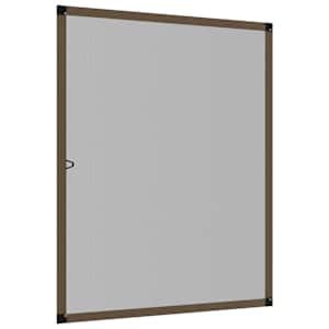 Okenní síť proti hmyzu hnědá 80 x 100 cm - obrázek 4