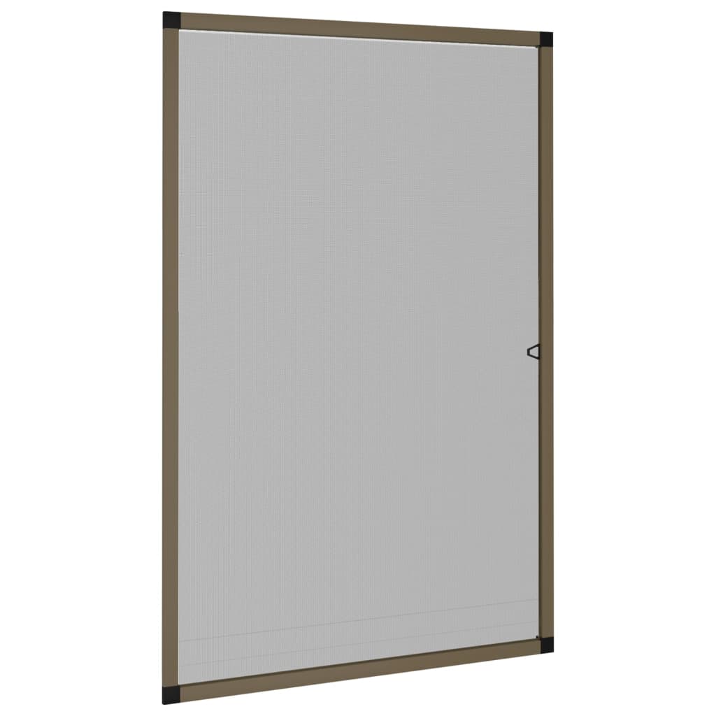 vidaXL Okenní síť proti hmyzu hnědá 80 x 120 cm