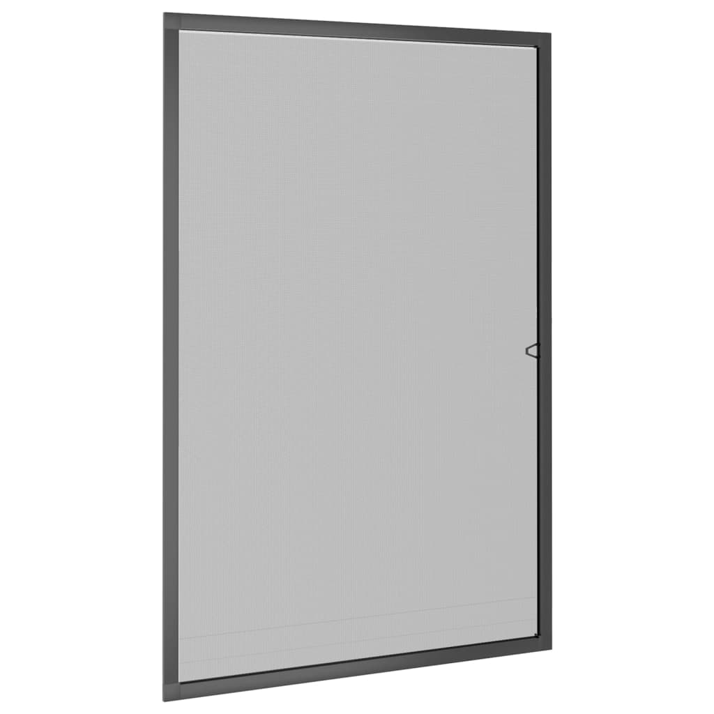 vidaXL Okenní síť proti hmyzu antracitová 80 x 120 cm
