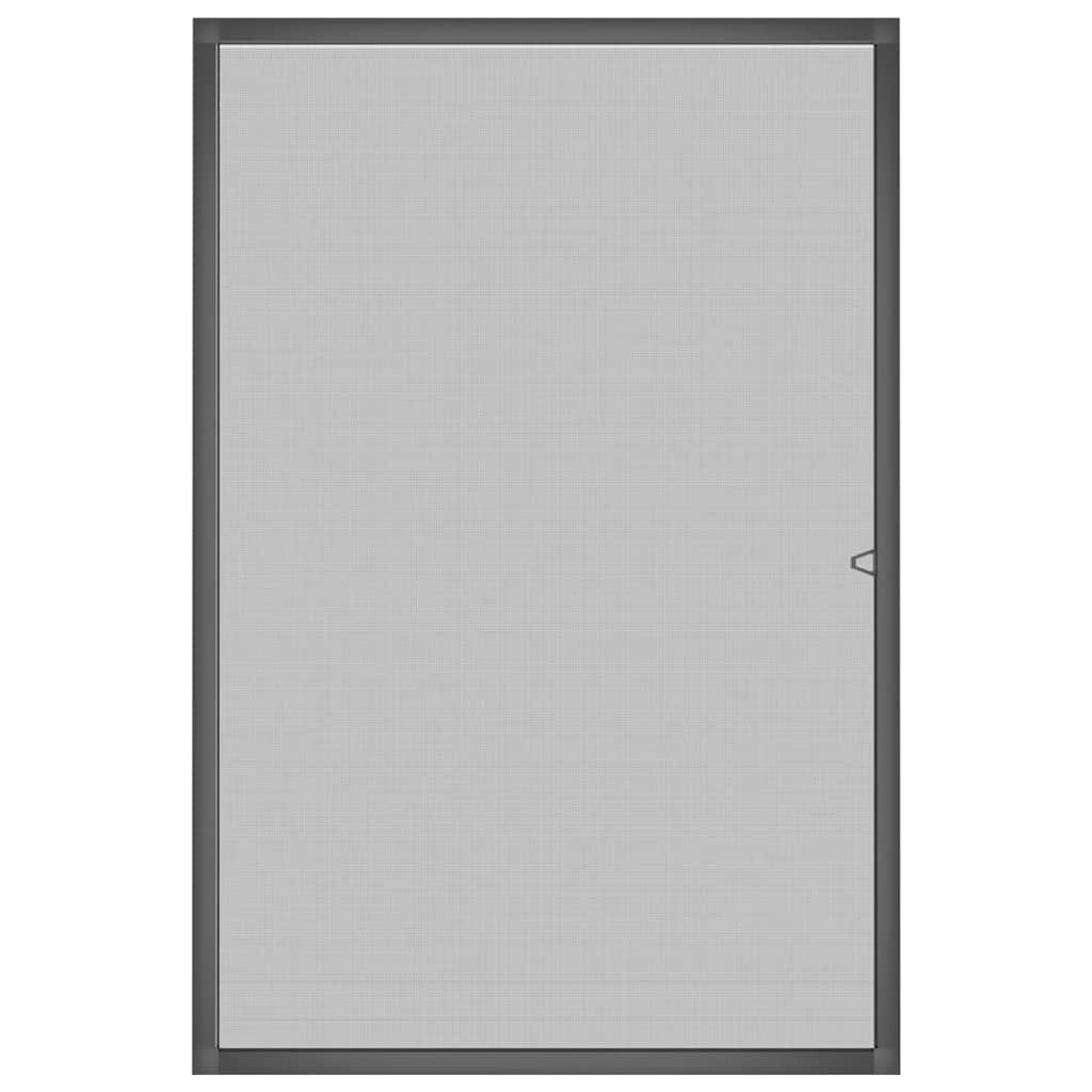 vidaXL antracitszürke ablakszúnyogháló 80x120 cm