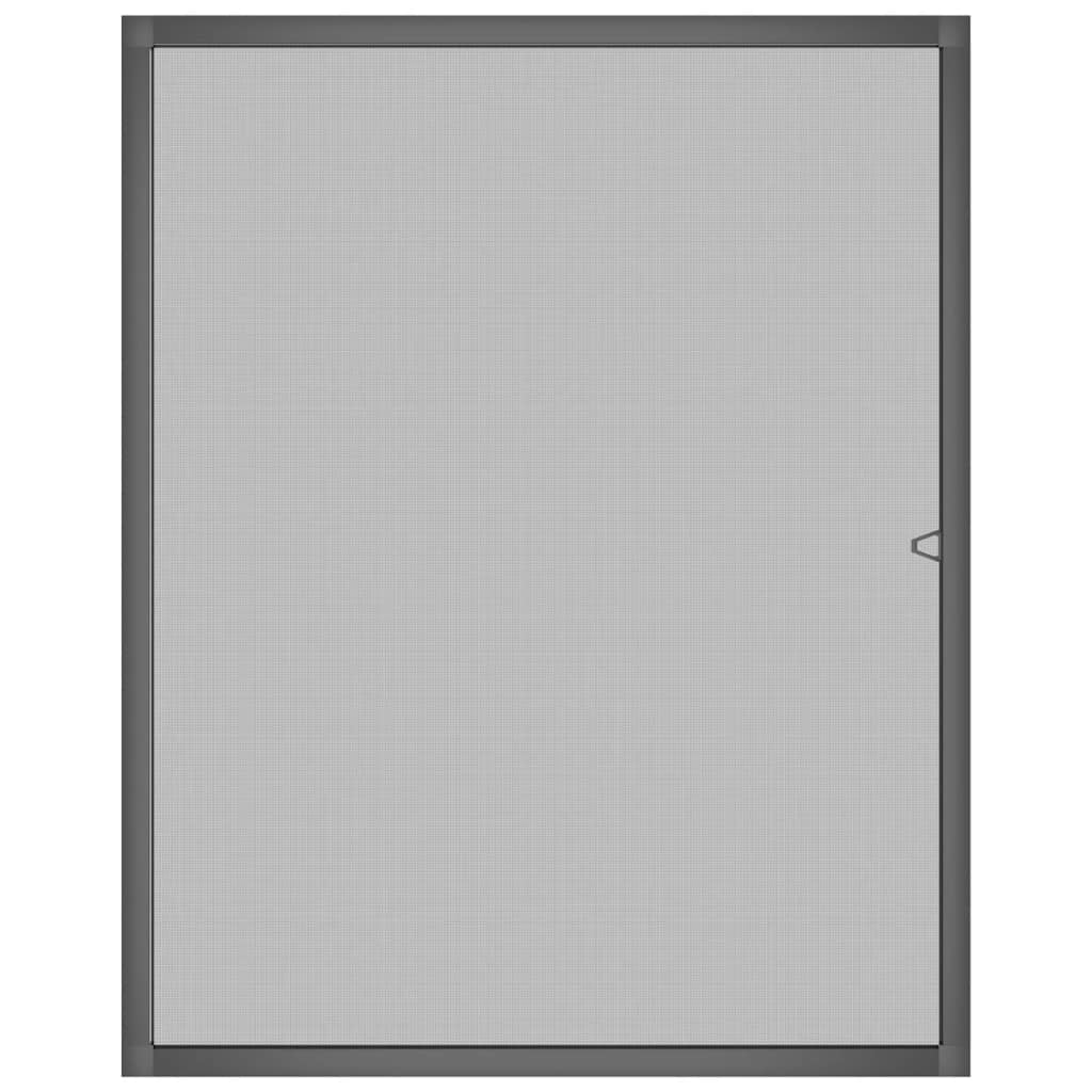 vidaXL antracitszürke ablakszúnyogháló 100x120 cm
