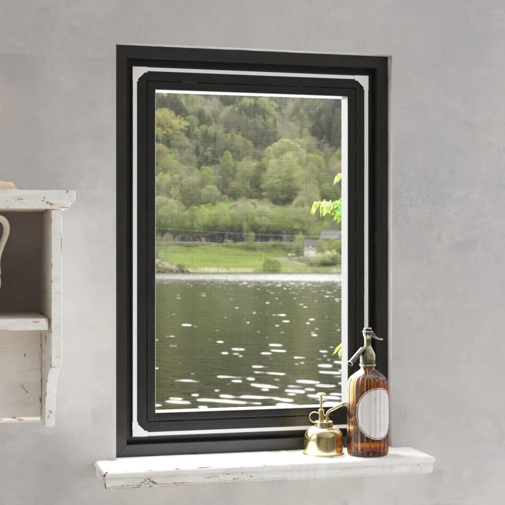 vida XL Magnet-Insektenschutz für Fenster Weiß 80x 120 cm