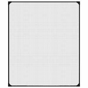 Magnetická okenní síť proti hmyzu antracitová 100 x 120 cm - obrázek 3