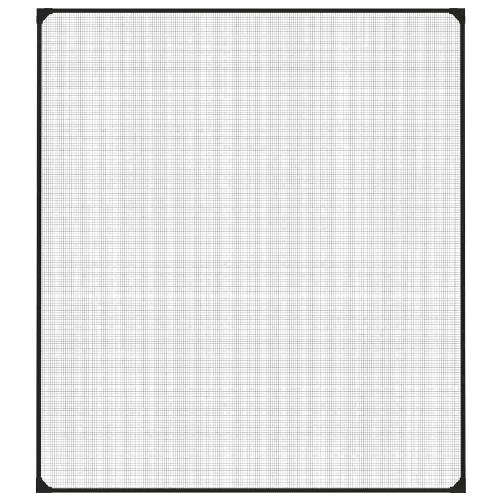 vidaXL Magnetická okenná sieťka proti hmyzu antracitová 120x140 cm