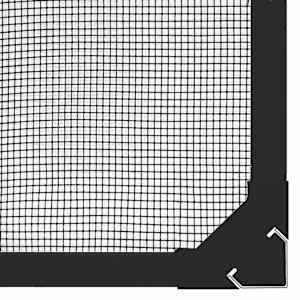 Magnetická okenní síť proti hmyzu antracitová 120 x 140 cm - obrázek 5