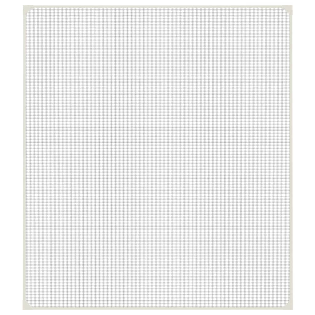 vidaXL Magnetická okenná sieťka proti hmyzu biela 130x150 cm