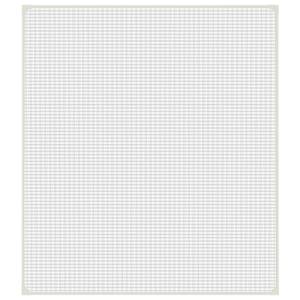 Magnetická okenní síť proti hmyzu bílá 130 x 150 cm - obrázek 3