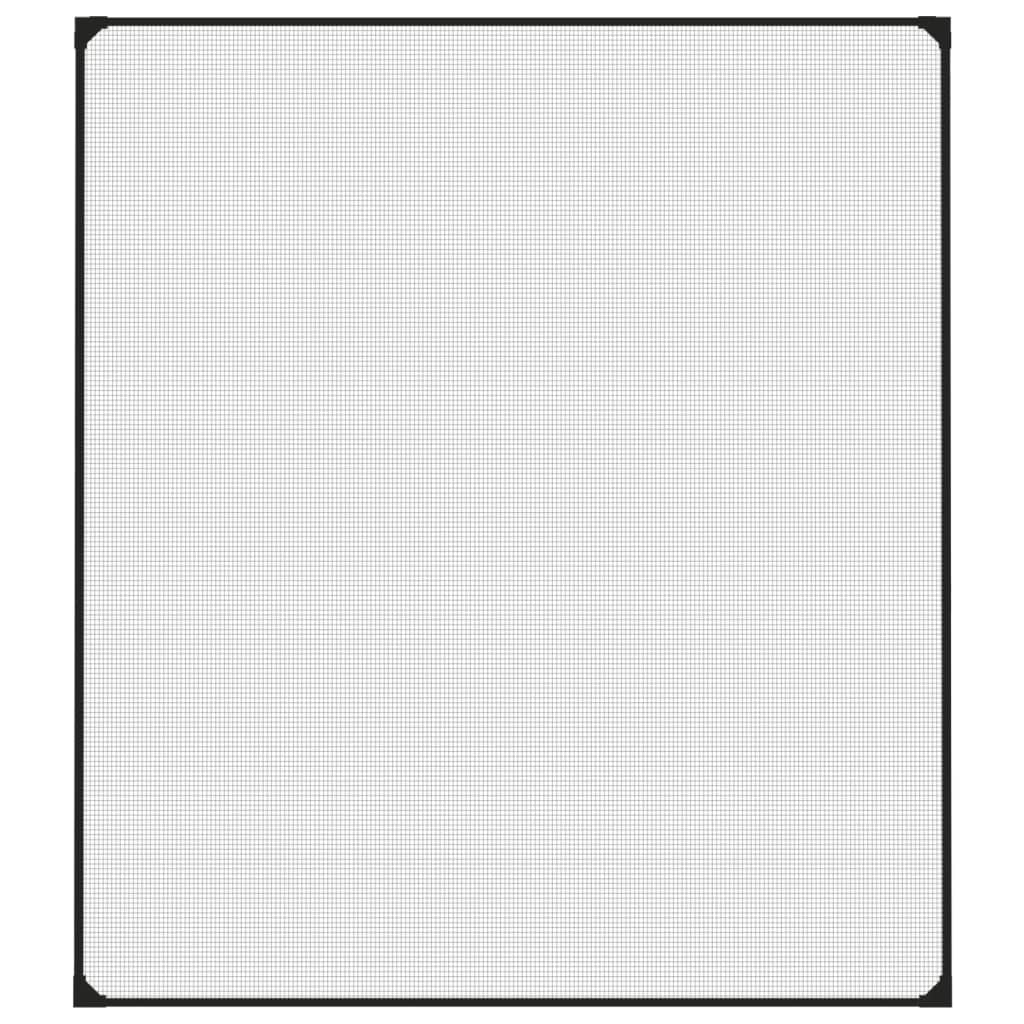 vidaXL Magnetická okenná sieťka proti hmyzu antracitová 130x150 cm