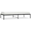 vidaXL metallist voodiraam, must, 90 x 190 cm