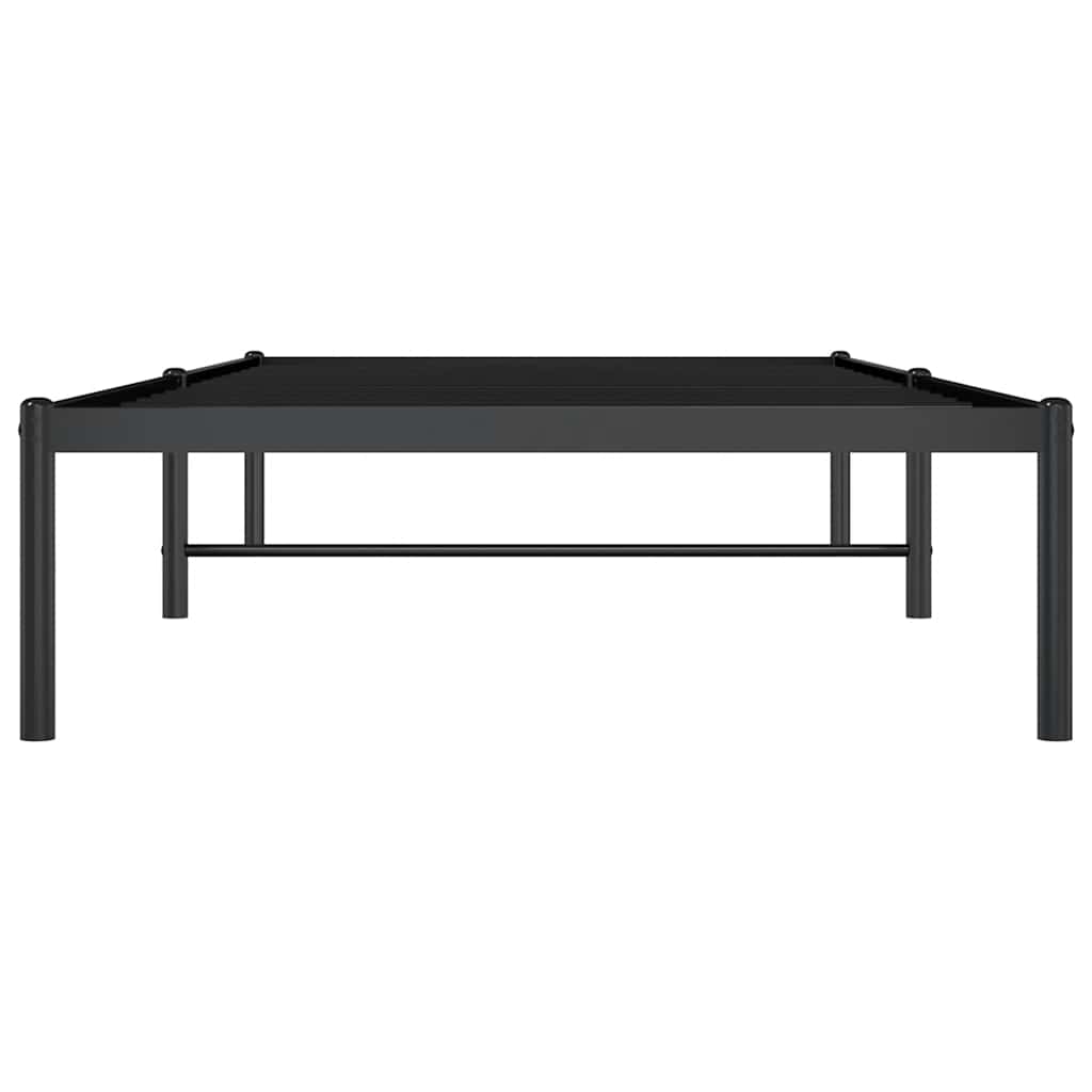 vidaXL Bedframe metaal zwart 90x200 cm, foto 4
