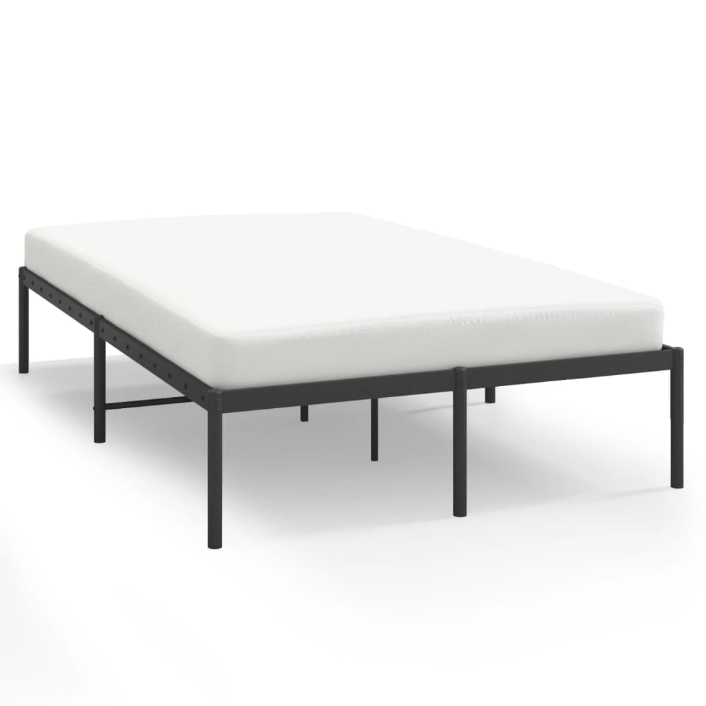 vidaXL Bedframe metaal zwart 120x190 cm, foto 3