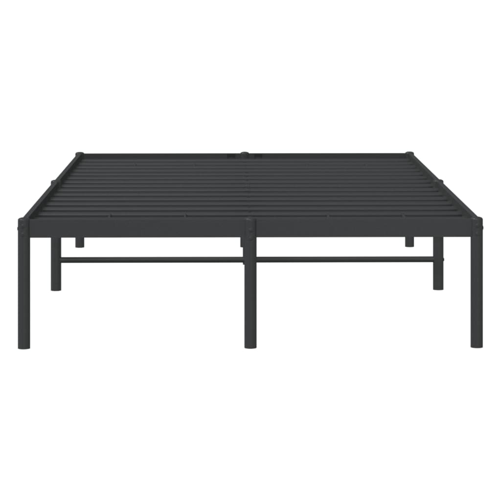 vidaXL Bedframe metaal zwart 120x190 cm, foto 4