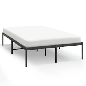 Kovový rám postele černý 120 x 200 cm - obrázek 2