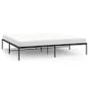 vidaXL metallist voodiraam, must, 180x200 cm