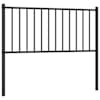 vidaXL metallist vahetatav voodipeats, must, 100 cm