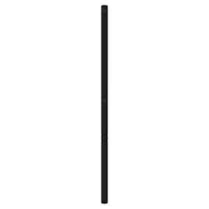 Kovové náhradní čelo postele černé 120 cm - obrázek 4