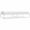 vidaXL metallist voodiraam, valge, 90 x 190 cm