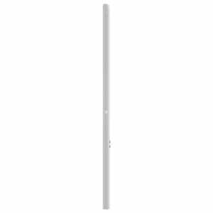 Kovové náhradní čelo postele bílé 80 cm - obrázek 3