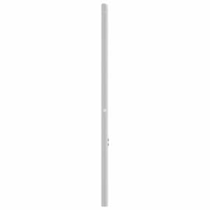Kovové náhradní čelo postele bílé 100 cm - obrázek 4