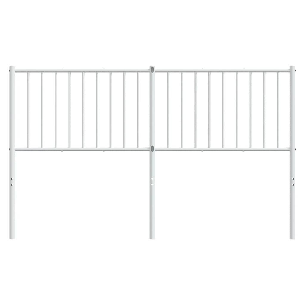 vidaXL Vervangend hoofdbord metaal wit 160 cm, foto 2