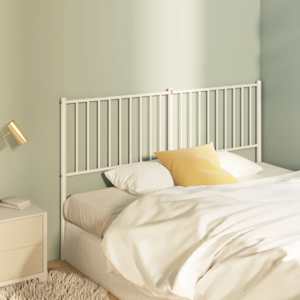 Kovinsko nadomestno vzglavje belo 160 cm