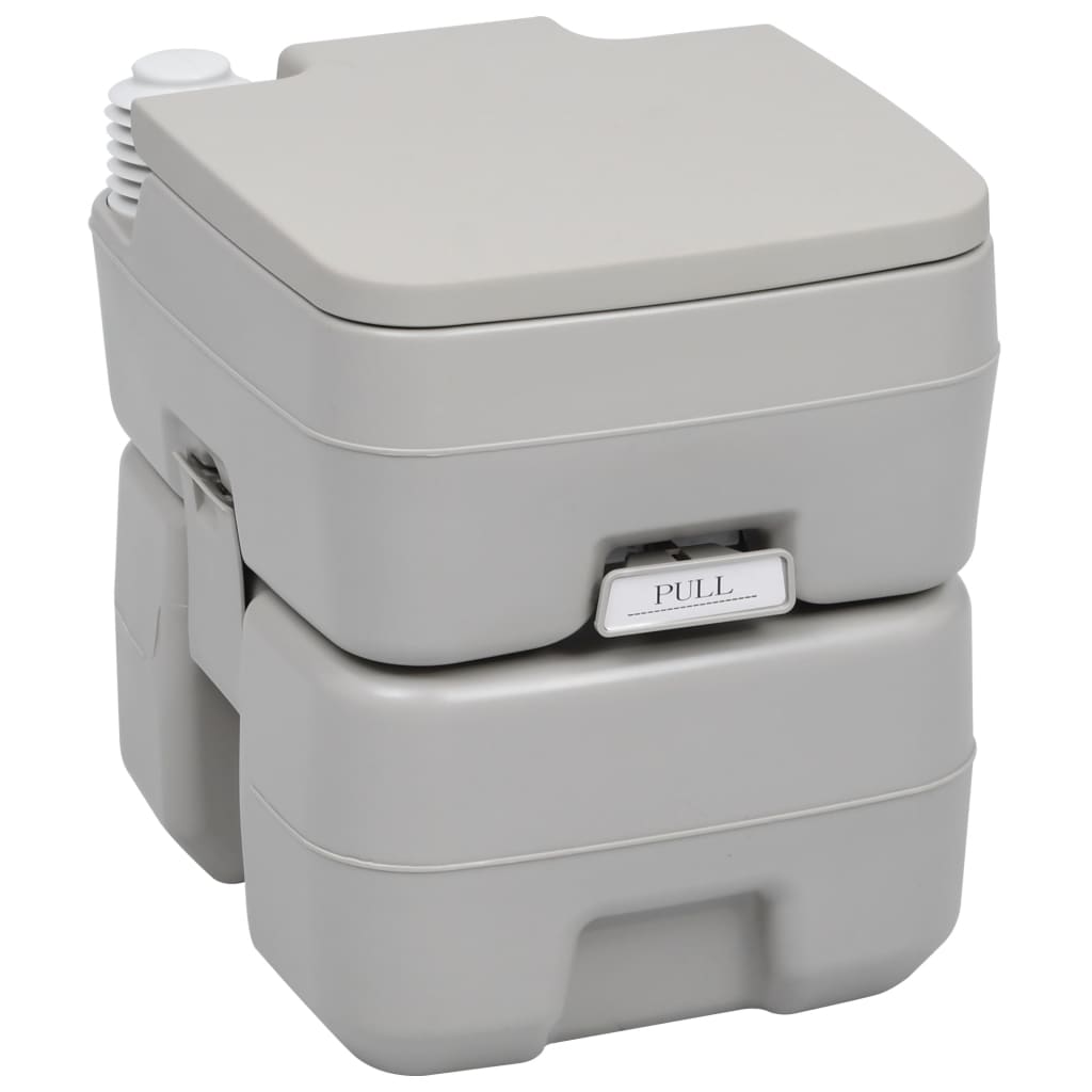 vidaXL Campingtoilet en wasbak met watertank