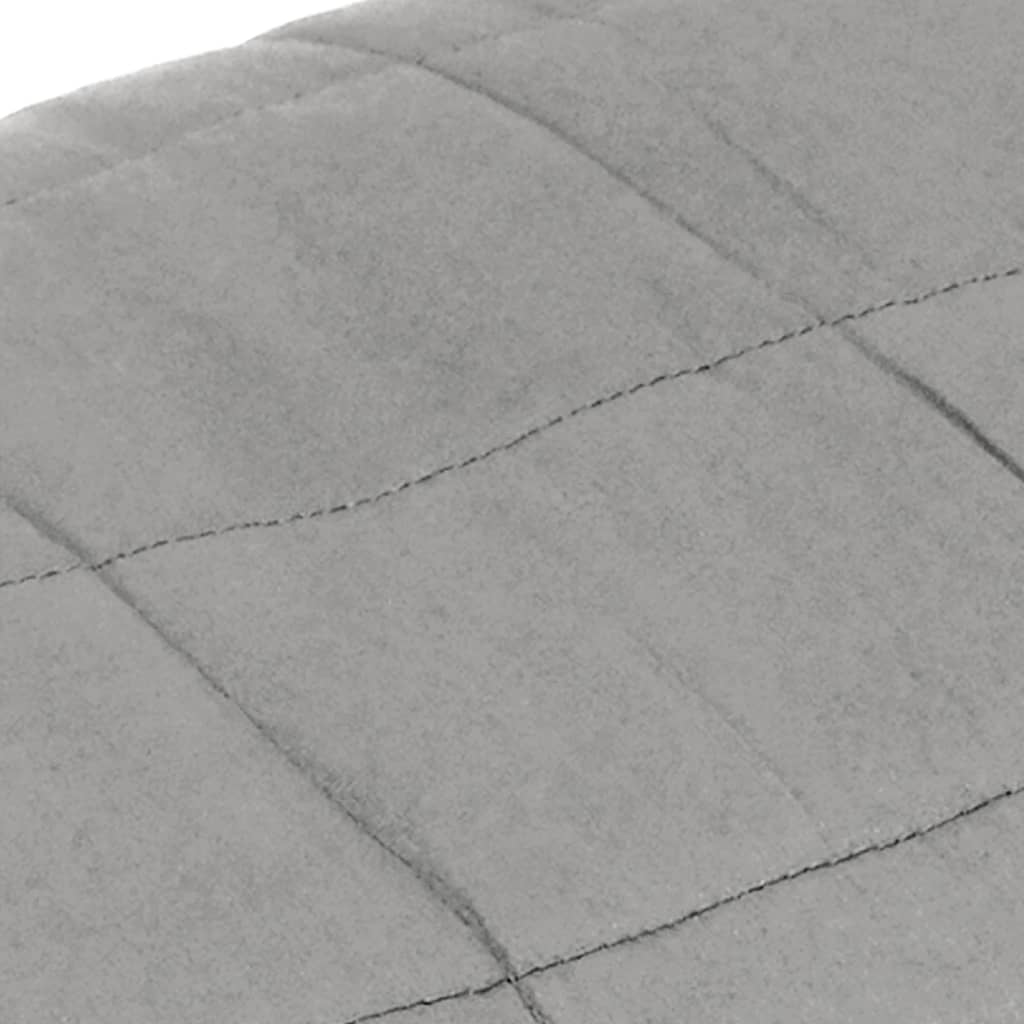 VidaXL Coperta ponderata crema chiaro 220x240 cm 15 kg tessuto Coperte 