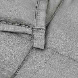 Zátěžová deka šedá 140 x 200 cm 10 kg textil - obrázek 5