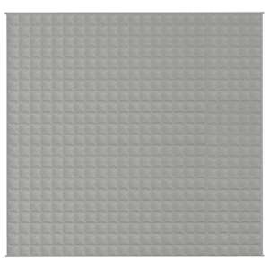 Zátěžová deka šedá 220 x 230 cm 11 kg textil - obrázek 3