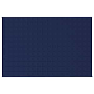Zátěžová deka modrá 122 x 183 cm 5 kg textil - obrázek 3
