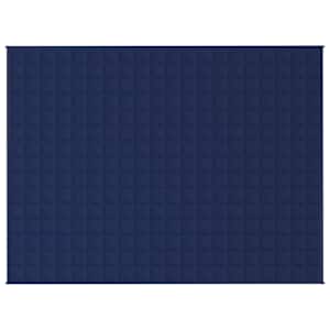 Zátěžová deka modrá 152 x 203 cm 11 kg textil - obrázek 3