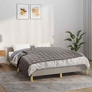 Obtežena odeja siva 152x203 cm 11 kg blago