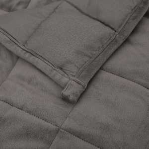 Zátěžová deka šedá 220 x 230 cm 15 kg textil - obrázek 5