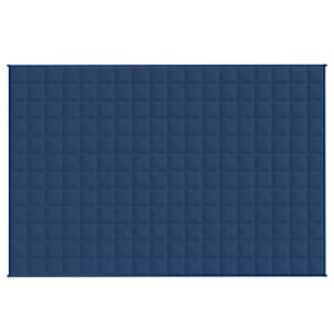Zátěžová deka modrá 122 x 183 cm 5 kg textil - obrázek 3