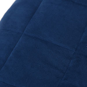 Zátěžová deka modrá 122 x 183 cm 5 kg textil - obrázek 4