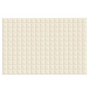 Zátěžová deka světle krémová 122 x 183 cm 5 kg textil - obrázek 3
