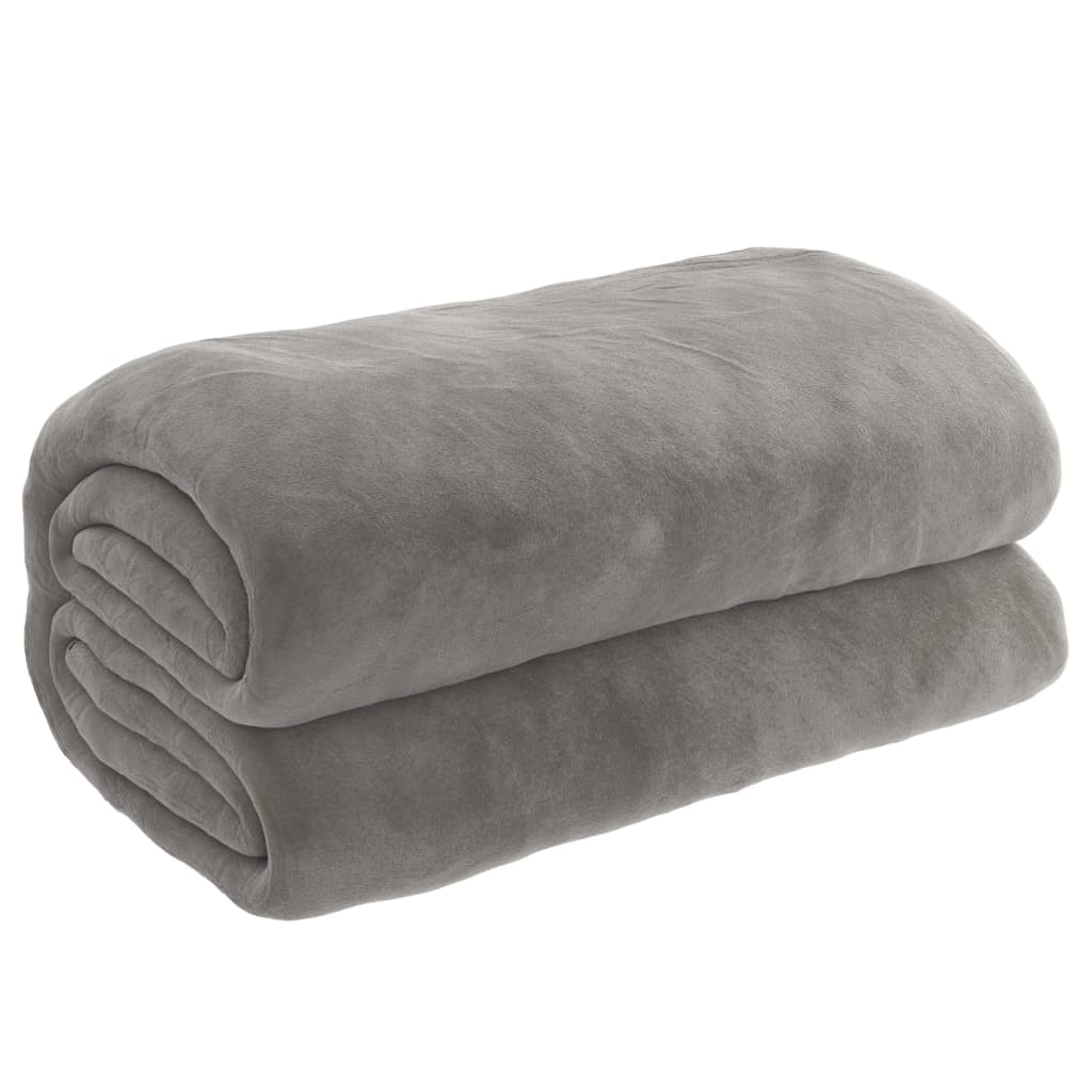 vidaXL Zátěžová deka s povlečením šedá 122 x 183 cm 5 kg textil