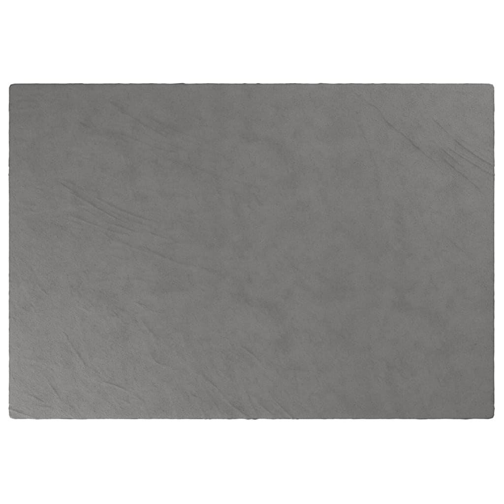 vidaXL szürke szövet súlyozott takaró huzattal 135 x 200 cm 6 kg